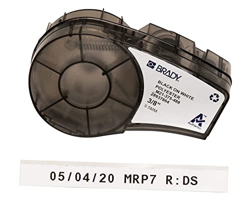 【中古】【未使用・未開封品】Brady M21-375-488 0.375 Width, 21' Height Polyester B-488 Labels For Laboratory BMP 21 Mobile Printer And LABPAL Label Printer by Brady