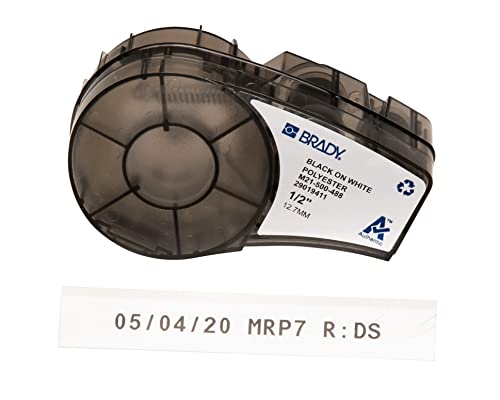【中古】【未使用・未開封品】Brady M21-500-488 0.5 Width, 21' Height Polyester B-488 Labels For Laboratory BMP 21 Mobile Printer And LABPAL Label Printer by Brady｜AJIMURA-SHOP
