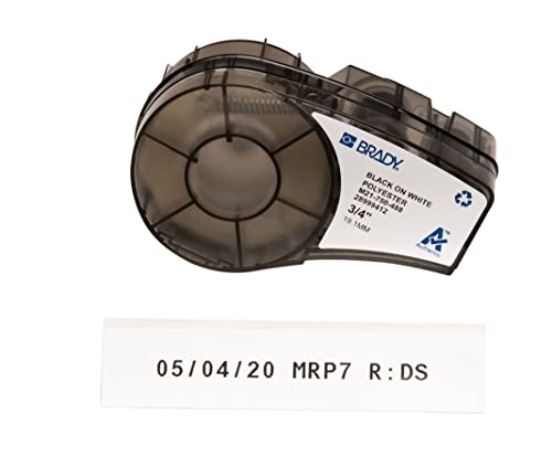 【中古】【未使用・未開封品】Brady M21-750-488 0.75 Width, 21' Height Polyester B-488 Labels For Laboratory BMP 21 Mobile Printer And LABPAL Label Printer by Brady