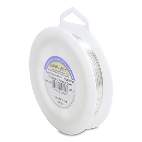 【中古】【未使用・未開封品】Artistic Wire 26-Gauge Wire, 1/4-Pound (Non Tarnish Silver)|AJIMURA-SHOP