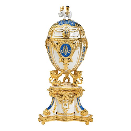 【中古】【未使用・未開封品】(Galina) - Design Toscano QF3069 Empress Galina Faberge-Style Collectible Enamelled Egg