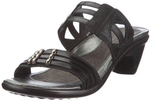 【中古】【未当て嵌める・未開封品】Naot Footwear レディース Afrodita サンダル ジェット機黒いこと Lthr/黒いこと マドラス Lthr/黒いこと パール Lthr 11 M US, ジェット機黒いこと