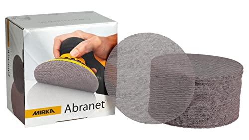 【中古】【未使用・未開封品】Mirka 9A-241-220 6-Inch 220 Grit Mesh Abrasive Dust Free Sanding Discs, Box of 50 Discs by Mirka|AJIMURA-SHOP