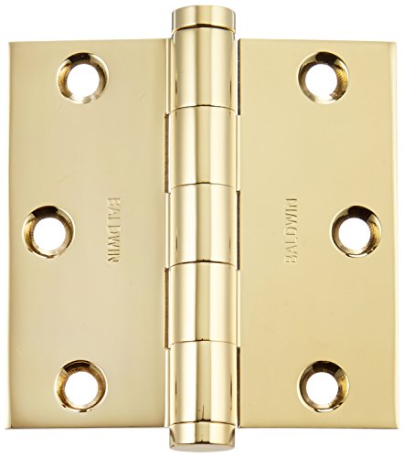 【中古】【未使用・未開封品】Baldwin 1030003i Squareほぞ穴ヒンジ、生涯真鍮各