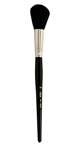 【中古】【未使用・未開封品】Silver Brush 5618S-20 Silver Mop Short Handle Blender Brush, Black, Round, Size 20