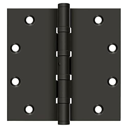 【中古】【未使用・未開封品】Deltana dsb55nb 5?\" x 5?\"ソリッド真鍮スクエアコーナーボール軸受ほぞ穴ヒンジ???P、 DSB55NB10B 1