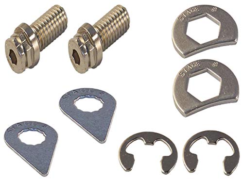 【中古】【未使用・未開封品】STAGE 8 8910A スチール、ニッケルメッキ、3/8-16インチ、1インチUHL、ペア|AJIMURA-SHOP