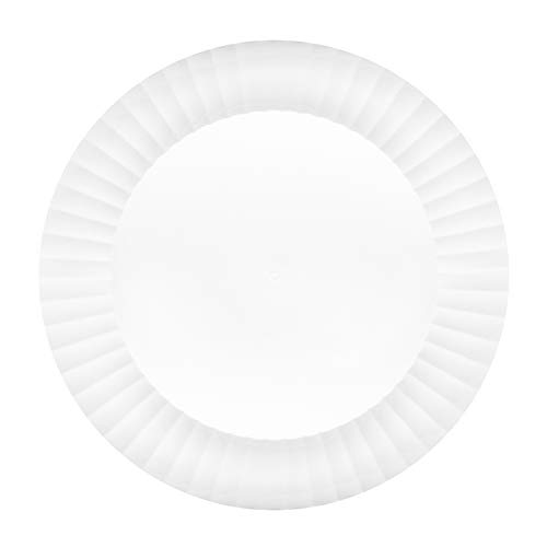 【中古】【未使用・未開封品】Party Essentials Deluxe Quality Hard Plastic 10.25-Inch Party/Dinner Plates, White, 14 Count by Party Essentials