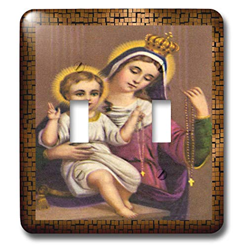 【中古】【未使用・未開封品】3drose LLC lsp _ 8042?_ 2ヴィンテージ母メアリーとBaby Jesusダブル切り替えスイッチ