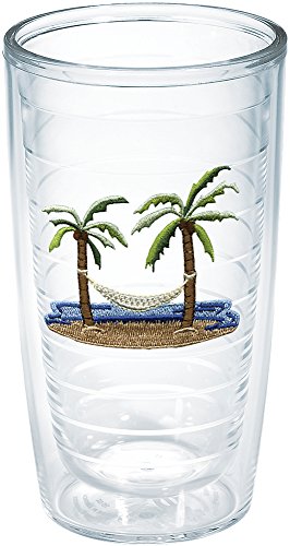 【中古】【未使用・未開封品】Tervis 16 oz. Palm & Hammock Tumbler by Tervis