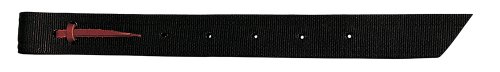 【中古】【未使用・未開封品】(4.4cm x 100cm , Black) - WEAVER TACK HORSE BLACK DOUBLED AND STITCHED NYLON OFF BILLET 2.5cm - 1.9cm \