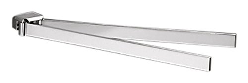 【中古】【未使用・未開封品】Gedy Lounge Square Double Swivelタオルバーで磨き、クロム、15?"｜AJIMURA-SHOP