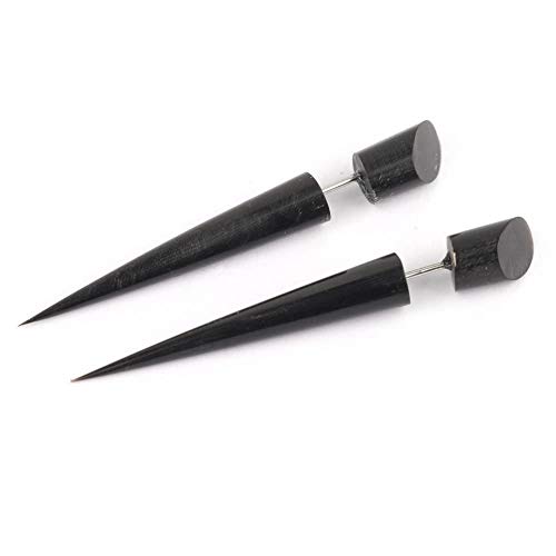 【中古】【未使用・未開封品】81stgeneration有機ブラック16グラムスパイクホーンピアス （両耳用）