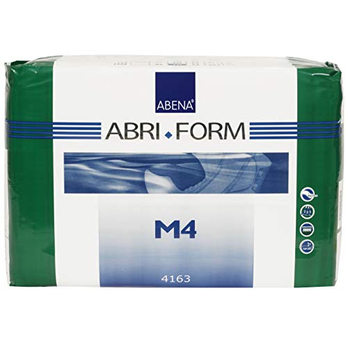 【中古】【未使用・未開封品】Abena Abri-Form Comfort Adult Plastic Backed Brief, Medium, M4, 14 Count by Abena