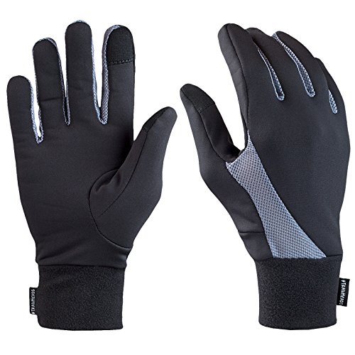 【中古】【未使用・未開封品】TrailHeads Elements Gants de course ? pied Noir Taille M