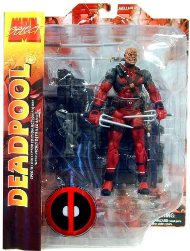 【中古】【未使用・未開封品】Marvel Select Action Figure Deadpool Unmasked Variant｜AJIMURA-SHOP