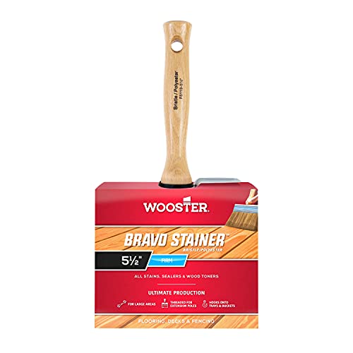 【中古】【未使用・未開封品】Wooster Brush F5119-5 1/2 Bravo Stainer Bristle/Polyester Stain Brush, 5-1/2 Inch by Wooster Brush|AJIMURA-SHOP