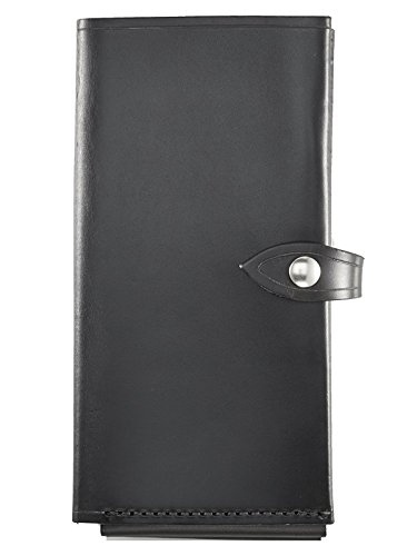 【中古】【未使用・未開封品】Aker 581 Citation Book Cover - Double Book - Nickel Snap / Plain Black Finish