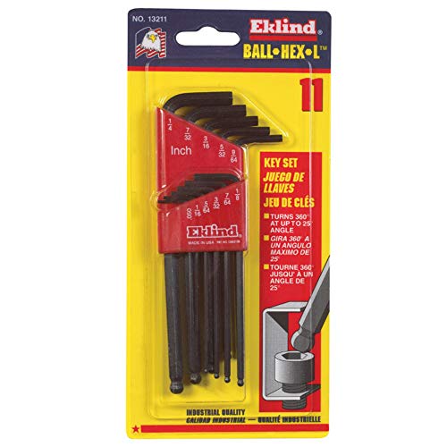 【中古】【未使用・未開封品】11-piece ball-end六角キーセット