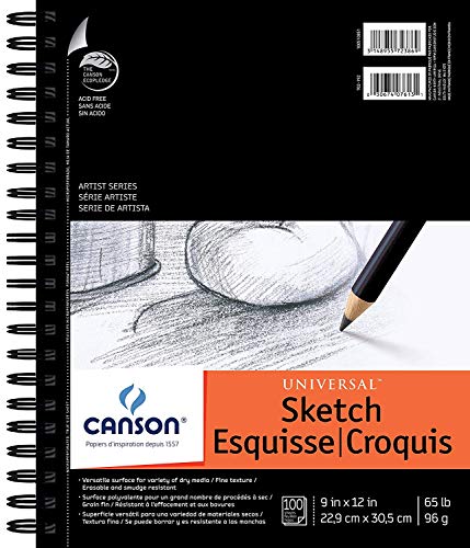 【中古】【未使用・未開封品】Canson Universal Spiral Sketch Book 9"X12"-100 Sheets (並行輸入品)｜AJIMURA-SHOP