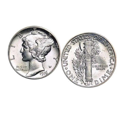 【中古】【未使用・未開封品】American Coin Treasures 2251 Silver Mercury Dime Cuff Links|AJIMURA-SHOP