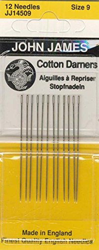 【中古】【未使用・未開封品】Colonial Needle ジョン・ジェームズ コットンダーナーズニードル 12本入り サイズ9