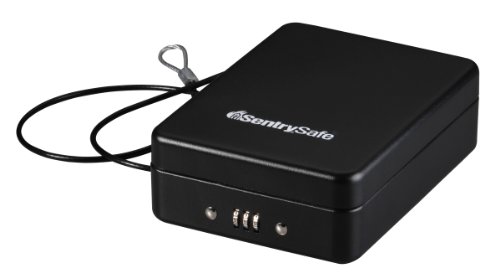 【中古】【未当て嵌める・未開封品】SentrySafe P005C 携帯型御金蔵 0.05三乗フート 黒いこと