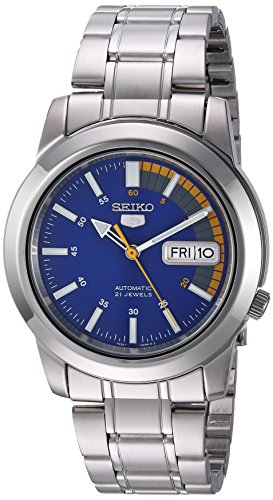 【中古】【未当て嵌める・未開封品】Seiko Men\u0027s SNKK27 Seiko 5 Automatic Blue Dial Stainless Steel Bracelet Watch【並行輸入品】