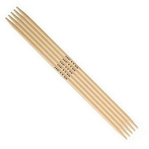 【中古】【未使用・未開封品】(Size US 09 (5.50 mm)) - 6" (15cm) addi Double Pointed Natura Bamboo knitting Needles (Set of 5)|AJIMURA-SHOP