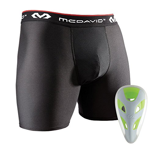 【中古】【未当てはめる・未開封品】McDavid Youth Boxer Short with Flex Cup