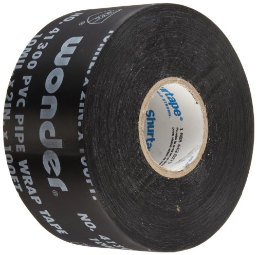 【中古】【未使用・未開封品】Shurtape PW-100 Corrosion Protection Pipe Wrap Tape: 2 in. x 100 ft. (Black)