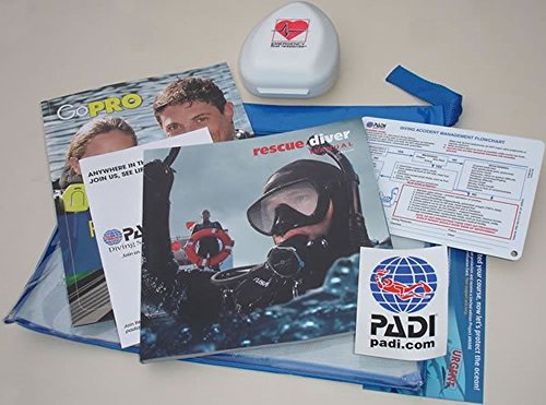 【中古】【未使用・未開封品】PADI Rescue Diver Crew Pack with Pocket Mask Training Materials for Scuba Diver