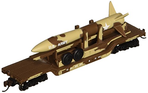 【中古】【未使用・未開封品】N 52' Depressed Centre Flat w/Missle, USAF/Desert