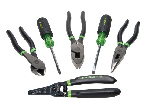 【中古】【未当て嵌める・未開封品】Greenlee 0159-36 Hand Tool Kit, Six Piece