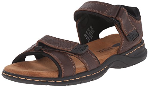 【中古】【未当て嵌める・未開封品】Dr. Scholl\u0027s Men\u0027s Gus Sandal,Brown,10 M US