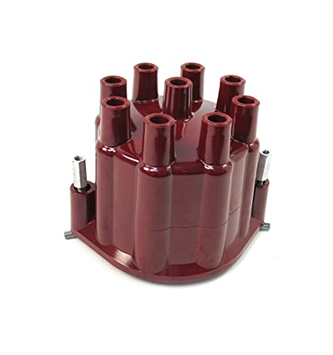 【中古】【未使用・未開封品】Pertronix D651701 レッドキャップ Flame-Thrower Marine Billet Distributor 8シリンダーエンジン用