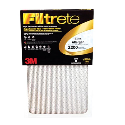 【中古】【未当てはめる・未開封品】Filtrete 16in x 20in x 1in エリートアレルゲン下方への傾きこし器 6容器に並べる
