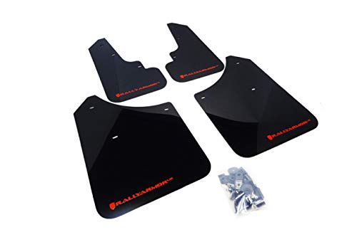 【中古】【未使用・未開封品】Rally Armor MF5-UR-BLK/RD ブラック レッドマッドフラップ ロゴ付き (2003-2008 スバル フォレスター UR) 1パック