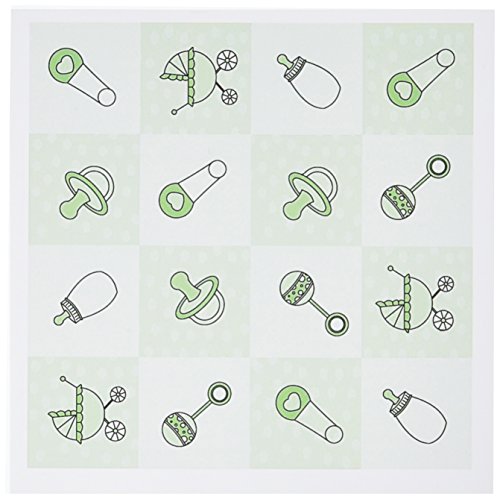 【中古】【未使用・未開封品】Janna Salak Designs Baby???新しいベビーギフトグリーン???グリーティングカード Set of 12 Greeting Cards