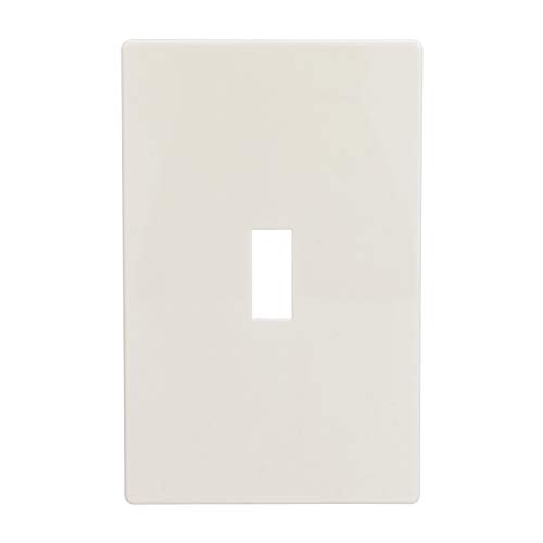 【中古】【未使用・未開封品】Eaton PJS1LA Polycarbonate 1-Gang Screwless Toggle Mid Size Wall Plate, Light Almond by Eaton｜AJIMURA-SHOP