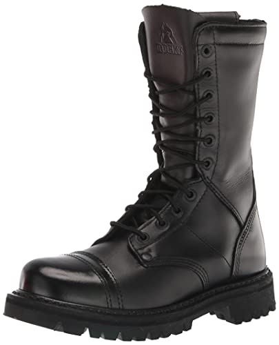 【中古】【未使用・未開封品】Rocky FQ0004090 Women's 10" Zip Boot Medium Wide 5 Duty Boots｜AJIMURA-SHOP