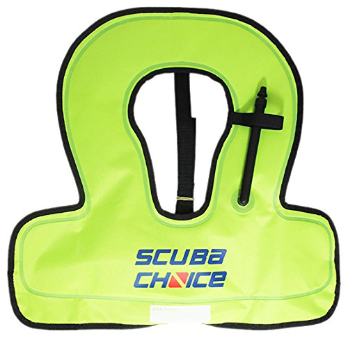 【中古】【未使用・未開封品】Choix de plong?e Tuba de plong?e choix Youth Veste pour enfant Jaune fluo/bleu Bo?te avec nom
