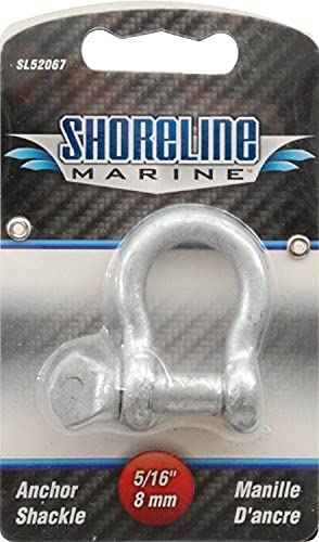 【中古】【未使用・未開封品】海岸線マリン亜鉛めっきシャックルアンカー、5/16-Inch