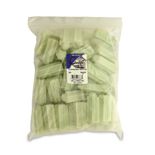 【中古】【未使用・未開封品】(50 mm Length, 2.75 mm Inside Diameter (50-Pieces), Green) - Hi-Seas Luminous Rattle