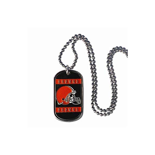 【中古】【未使用・未開封品】Siskiyou Sports FTN025 Cleveland Browns Tag Necklace