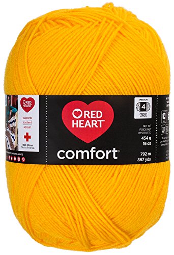 【中古】【未使用・未開封品】Red Heart Comfort Yarn, Bright Yellow by Red Heart｜AJIMURA-SHOP
