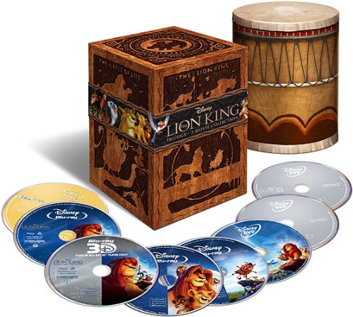 【中古】【未使用・未開封品】Lion King Trilogy Collection 2d-3d [Blu-ray]