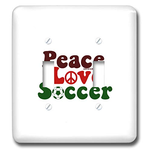 【中古】【未当て嵌める・未開封品】3drose LLC lsp _ 16665?_ 2?Peace Love Soccer、ダブルうつり変わり取り替えっこ