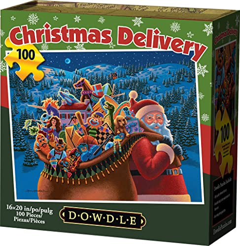 【中古】【未使用・未開封品】Dowdle Folk Art Christmas Delivery 50pc 16x20 Puzzles by Dowdle Folk Art