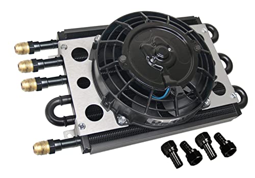 【中古】【未使用・未開封品】Derale 15230 Econo-Cool リモートクーラー デュアルサーキット 2イン1 デザイン ブラック
